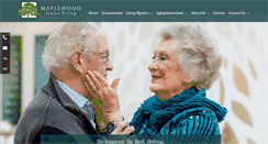 Desktop Screenshot of maplewoodseniorliving.com